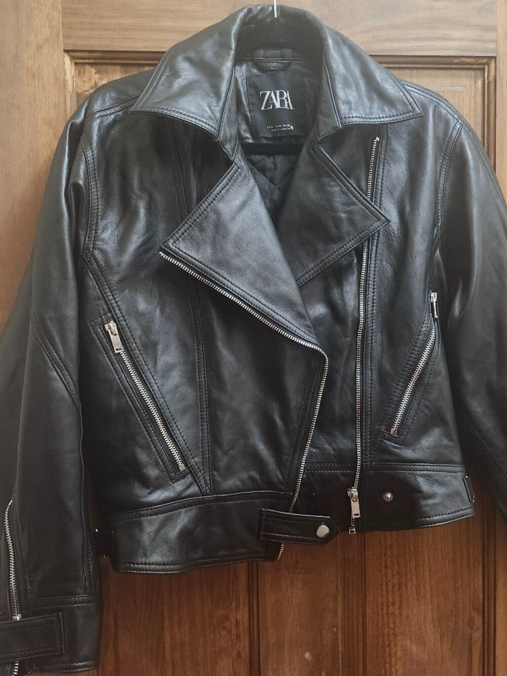Zara 100% leather.